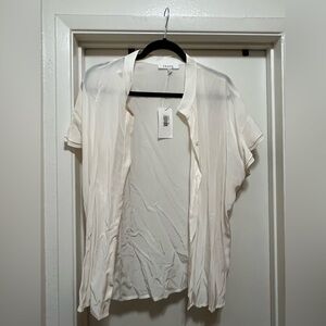 Frame Classic White Silk Shirt